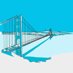 Golden Gate Bridge, Blaue Serie
