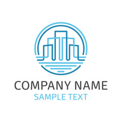 Real estate building logo.