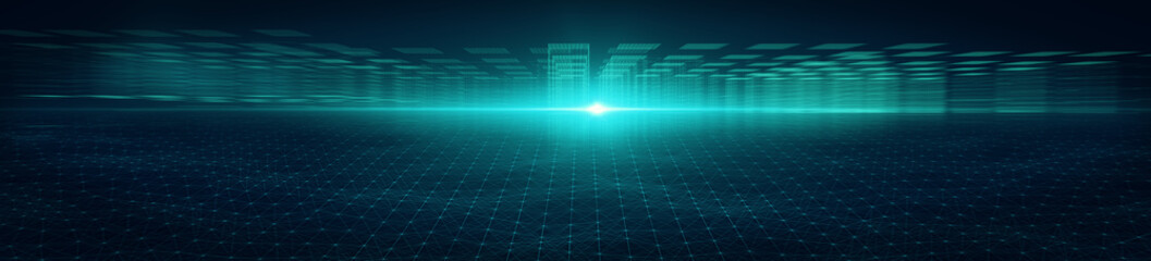 Global International Connectivity Background. 3D illustration/Connection lines Around Earth Globe, Futuristic Technology  Theme Background with Light Effect, 3D illustration