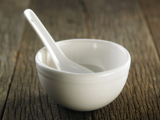 bowl with spoon