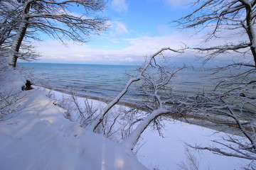 Fototapeta na wymiar Winter an der Ostsee