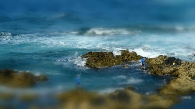coast fishing tilt shift 11176
