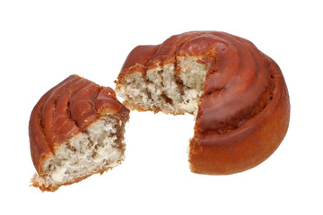 Roll with milk vanilla chocolate
