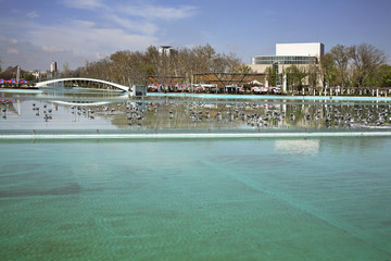 Genclik park in Ankara. Turkey