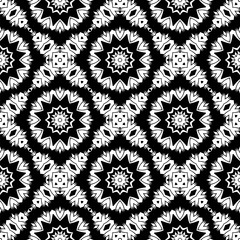 Ornamental Seamless Line Pattern. Endless Texture. Oriental Geometric Ornament