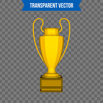 Abstract creative trophy cup. Isolated mockup on background. Isometric 3D style template. For web and mobile app clipart art. Concept idea design element. Vector illustration infographics theme