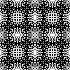 Ornamental Seamless Line Pattern. Endless Texture. Oriental Geometric Ornament