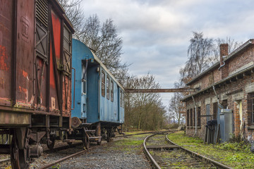 Fototapeta na wymiar Alte oldtimer Eisenbahn