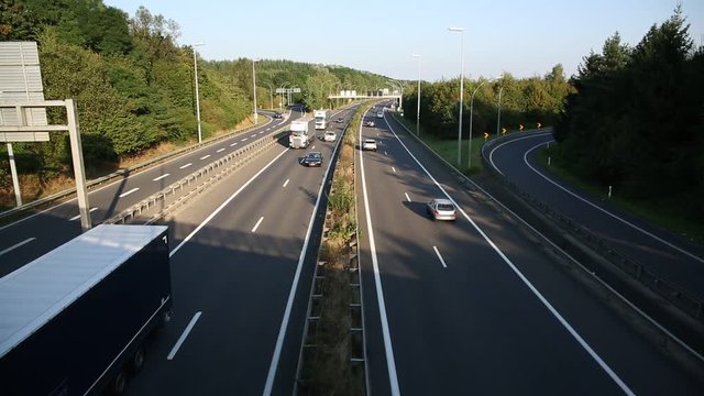 European highway in Luxembourg 
