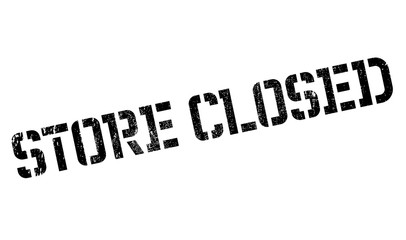 Store Closed rubber stamp. Grunge design with dust scratches. Effects can be easily removed for a clean, crisp look. Color is easily changed.