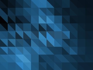 Vector abstract blue background triangularly