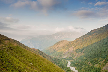 landscape with mountains. Republic Altay