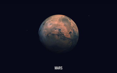 Mars. Elements of this image furnished by NASA