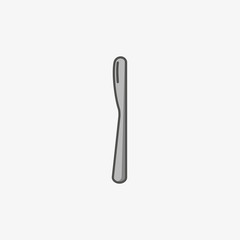 A simple flat icon of a knife
