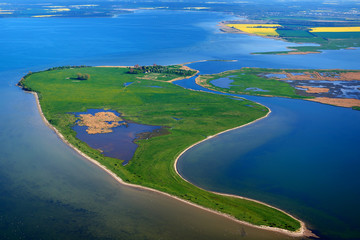 aerial photography  of Koos in baltic sea
