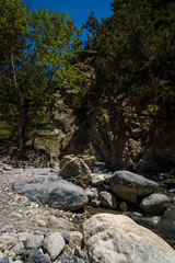 Samaria Gorge. Island of Crete. Greece.