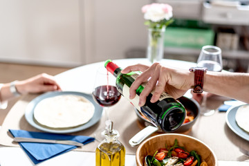 food and wine at home
