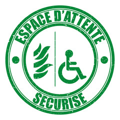 Logo espace d'attente sécurisé.