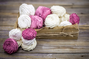 Fruit marshmallows handmade in gift box