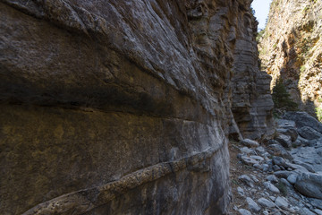 Samaria Gorge. Island of Crete. Greece.