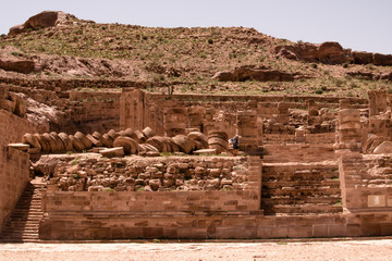 Obraz premium Petra sandstone
