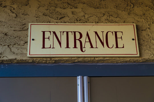 Entrance Wall Sign