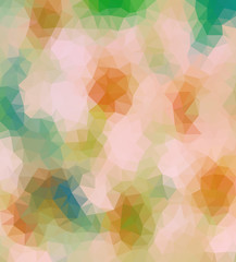 Green and orange triangle.