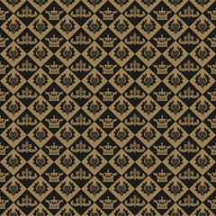 Antique Damask Wallpaper