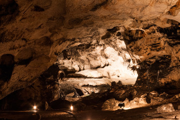 Scene from the amazing bulgarian cave Magura

