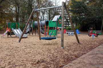 Fototapeta na wymiar Children Playground in a city