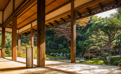 Japanese garden in Kyoto