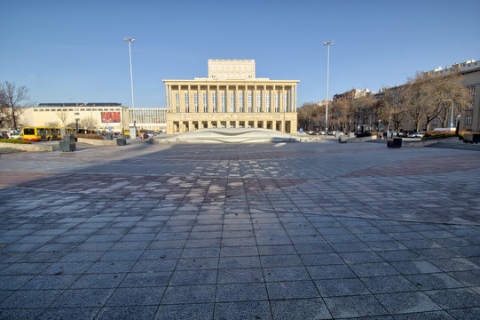 Fototapeta Teatr Wielki - Plac Dąbrowskiego - Łódź