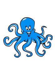 Squid oktopus funny comic