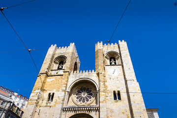 Fototapeta na wymiar The Lisbon Cathedral in Portugal