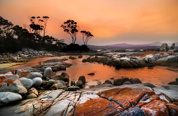 Bay of Fires Sonnenuntergang, Tasmanien © Alex