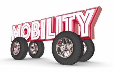Fototapeta na wymiar Mobility Future Car Transportation Vehilce Ride Share 3d Illustr