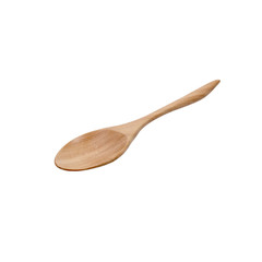 Wooden Spoon on white background