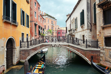 Fototapeta na wymiar Channel of Venice