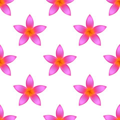 Fototapeta na wymiar Seamless pattern of lilac flower