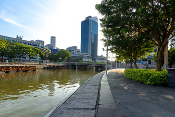 Fototapeta premium Singapore River Waterfront
