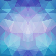 Abstract polygonal vector background. Blue geometric vector illustration. Creative design template.