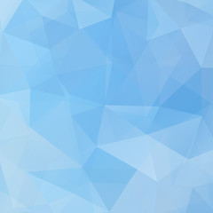 Fototapeta premium Background made of blue triangles. Square composition with geometric shapes. Eps 10