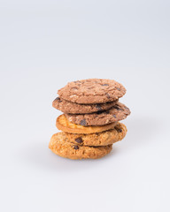 cookie or handmade assorted cookies on a background.