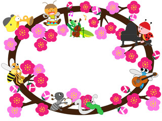 早春のタイトルフレーム