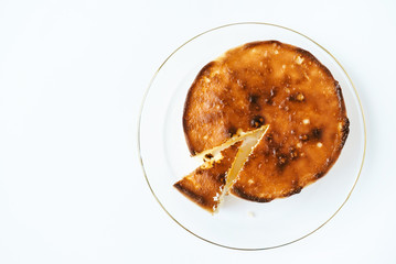 round cheese cake