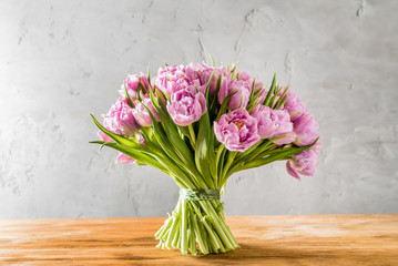pink tulips