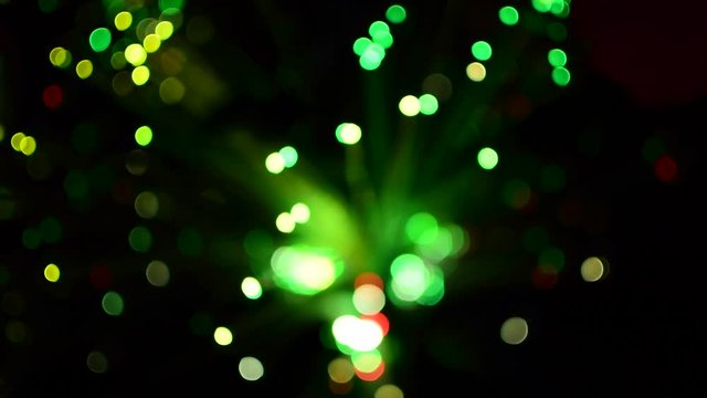 Nong Prajak Public Park Udon Thani, Thailand bokeh LED flowers colorful blurred out of focus Christmas decorative lights