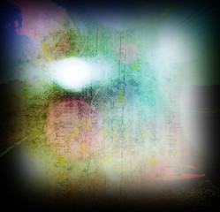 Grunge photo frame