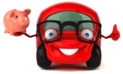 Fun car - 3D Illustration