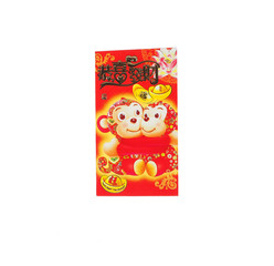 A red envelope on white background, Chinese New Year